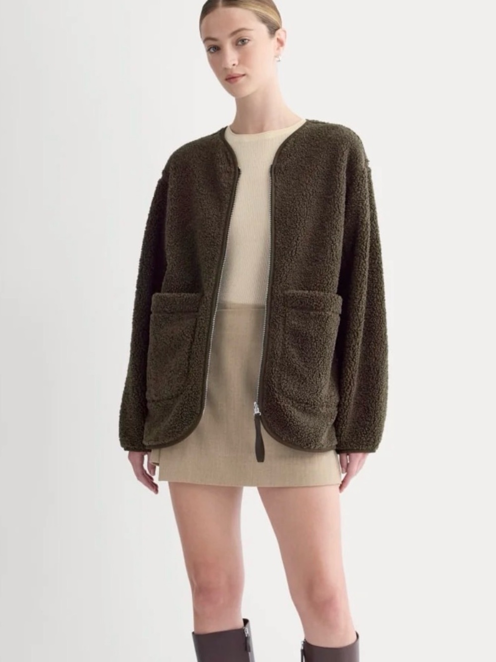 Everlane Reversible Teddy Jacket